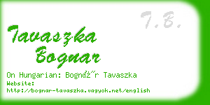 tavaszka bognar business card